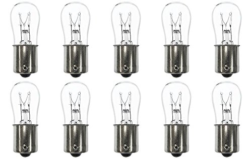 CEC Industries S-6 Bulbs, 120V, 6W, BA15s Base, White, Model SHOMHNK004, Box of