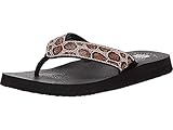 Yellow Box Women's Naseeba Flip-Flop, Tan, 8 M US
