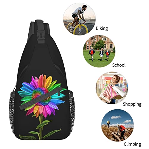 Qurdtt Sunflower Sling Bag Crossbody Bag Backpack Chest Bag Lightweight Shoulder Bag For Women Men #TOP5