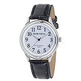 CREPHA(クレファー) 腕時計 アナログ メンズ ソーラー 充電式 革ベルト ブラック SM-AM165-WTS