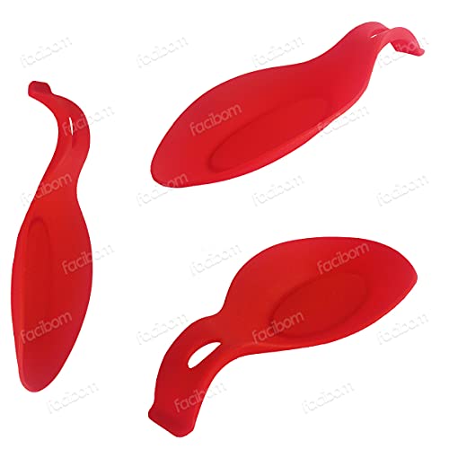 Kit 4 Descansos Para Talheres em Silicone Flexível e Maleável