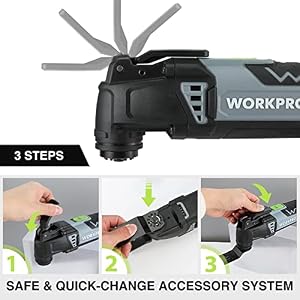 WORKPRO 3.0 Amp Corded Oscillating Multi-Tool Kit — photo 6 of 6