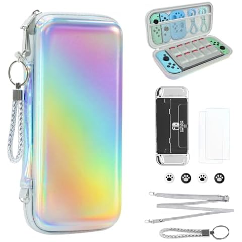 JYPS Carrying Case Compatible with Nintendo Switch OLED Cover