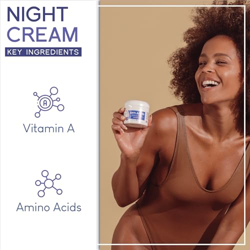 Carson Life Day and Night Face Cream Set - Collagen Moisturizer with Vitamin E - Night Cream with Vitamin A - Face Moisturizer for Mature Skin - 4 Fl Oz