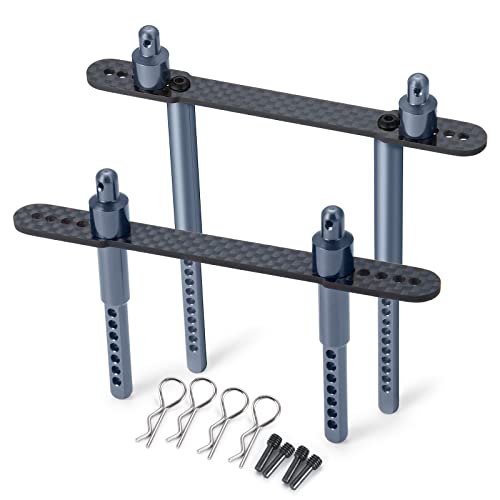 Support de carrosserie Axial SCX10 II 90046 en titane par Que-T