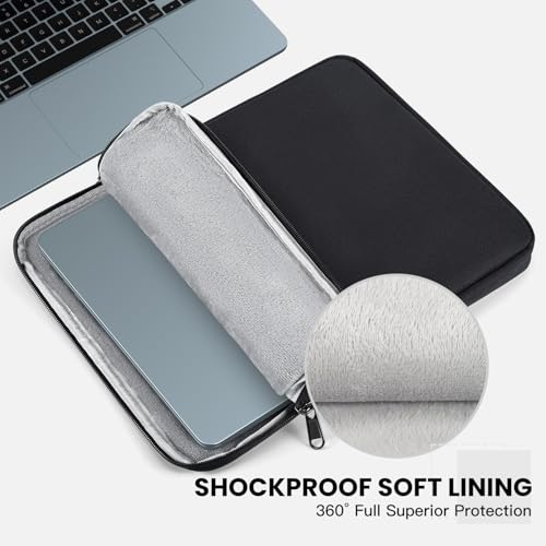 Image of 13 inch Laptop Sleeve Case for 2026 MacBook Air 13-inch M5 A3449 / 2025 M4 A3420 / M3 A3113 Water-Resistant Protective Travel Carrying Case with Accessory Pocket