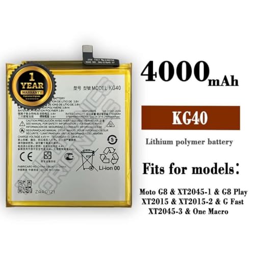 Image of KG40 Battery for Motorola G8 Play (XT2015-2 XT2016-2) One Marco (XT2016) Battery with 1 Year Warranty**** (X33.85)