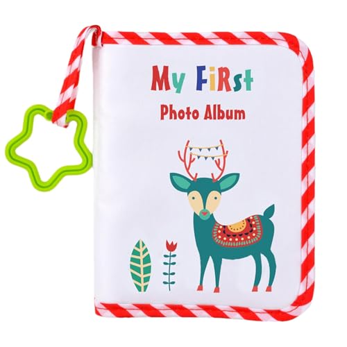 Libro ilustrado para bebés, Álbum de fotos del primer año - Libros de fotos del primer año del bebé | Álbum de fotos para bebés, juguete, libro familiar para bebés, álbum de fotos para niños pequeños,