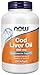 NOW Supplements, Cod Liver Oil 650 mg, Excellent Source of Vitamins A and D-3, 250 Softgels