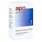 Magnesium Kapseln 400 mg von apo-discounter 100 stk