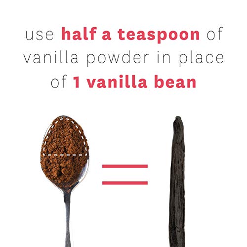 Pure Ground Vanilla Bean Powder - Heilala Vanilla, Premium Vanilla Powder, Made Using 100% Ground Madagascar Vanilla Beans Grade A Bourbon Variety, Sustainably And Ethically Sourced Vanilla Bean Pods, Hand-Picked From The Kingdom Of Tonga - 0.88 Oz #TOP2