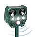 Produktbild Ultraschallabwehr Katzenschreck Tierabwehr,tiervertreiber Ultraschall Solar,Wasserdichte Vogelabwehr Marderabwehr Batteriebetrieben mit LED Blitzlichtfunktion für Haus, Carport, Garten, Lagerhaus