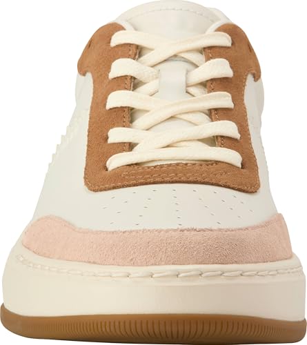 Cole Haan Cole Haan Womens Grandpro Carissa Sneaker, Ivory/Porcelain Suede/Golden Honey Suede, 8-B US