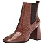 Mocha Croc Print