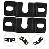 ibasenice Sound Bar Wall Mount Brackets for Speakers Black Metal Speaker Wall Bracket Compatible Surround Sound and Tv Mount under Screen - Image 8