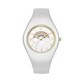 L LAVAREDO Watches for Women/Girls, Quartz Analog Womens Wristwatch Outdoor Sport Pink/White Watch w