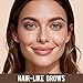 Vevivia Beauty Eyebrow Pencils for Women - Eyebrow Pen 2 Pack, Precise 4-Tip Brow Pencil for Natural-Looking Fuller Brows, Hair-Like Strokes for All Brow Types, Last All-Day Brow Pen, Black Brown