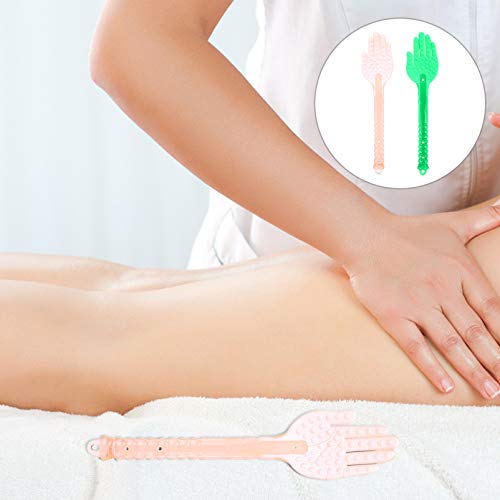 Healifty Tools Silicone Massage Stick Hammer Back Body Massage Manual Massage For Cellulite Trigger Point Guasha Back Shoulder Neck Head Athletes Hand Handheld Massager Handheld Massager #TOP7
