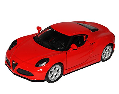 Welly Alfa Romeo 4C Coupé Röd Från 2014 ca 1/43 1/36-1/46 Modellbil