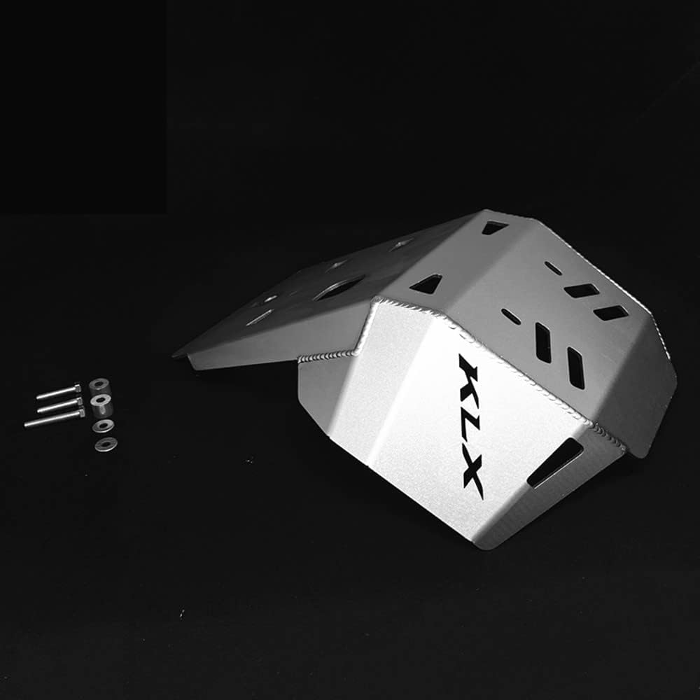 KLX230/L/R/S Front Skid Plate Engine Guard Cover Protector Compatible with Kawasaki KLX230L 2020-2024,KLX230 2020-2022; KLX230S 2022; KLX230R 2020-2024; KLX230R S 2020-2024 (Silver)