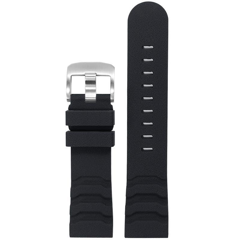 Bracelet en silicone pour montres Luminox 24mm pour le sport