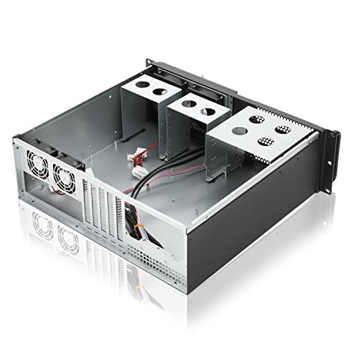 Rackchoice 3U Rackmount Server Chassis Atx/Matx With 3X5.25 Support Ps2 Psu W/Side 80Mm Fan, Dust Filter Bracket Infront Easy Maintenace #TOP4