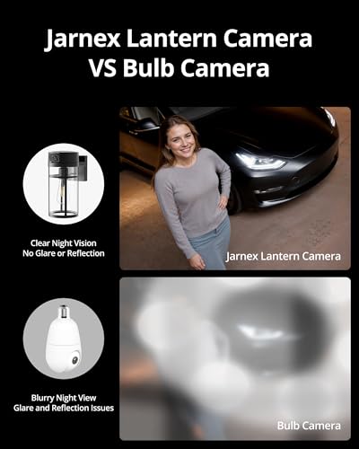 Image of Outdoor Porch Light Security Camera, 2K HD Pan & Tilt Wall Lantern with AI Human Tracking, 2-Way Talk, Infrared Night Vision, Dual-Band WiFi, Auto Dusk to Dawn - for Porch, Garage, Doorway