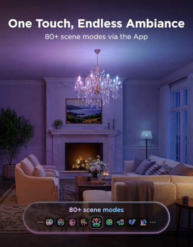 Govee E12 LED Bulb, Chandelier Light Bulbs for Living Room, 2000K-6500K — view 6