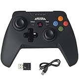 SHAKS S1+ Bluetooth/2.4GHz Dual Wireless Controller for Android, Windows7/8/9/10, Xcloud, Steam, GeForce, Switch. Touch Control Mapping. Vibration, Analog Trigger for Fortnite, Cyerpunk, FIFA