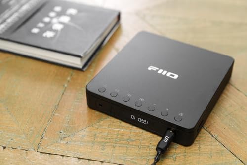 Image of FiiO DM13 Multifunctional Portable Stereo CD Player with Long-Lasting Battery, Supports USB Ripping, Optical /coaxial /3.5mm /4.4mm outputs (Black Bluetooth)