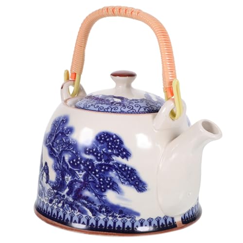 Théière céramique vintage antidérapante pour servir votre thé chaud sans risque de brûlure