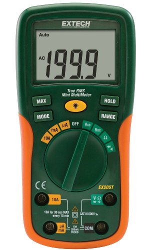 Extech Ex205T-Nist True Rms Auto Ranging Digital Multimeter With Nist #TOP15
