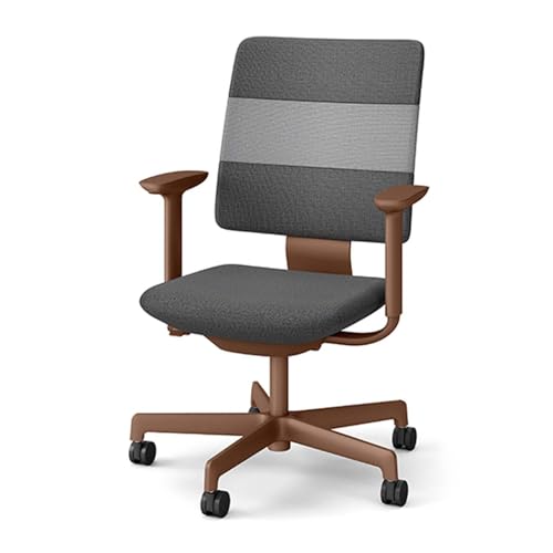 イトーキ SHIGA シガ 昇降脚 背トリプル ベースカラー:チェストナットブラウン/座面カラー:ツートーンWC(KJ-517SEM-F2WCF)キャスター5本脚 [アンクルムーブ・シンクロロッキング/アジャスタブル肘/抵抗付きウレタンキャスター] 日本製 ワークチェア オフィスチェア 柴田文江氏デザイン[EI185W]