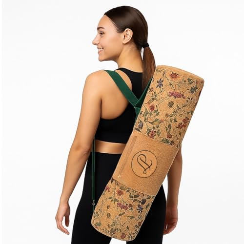 Lumberjack Plaid Cork Yoga Mat Bag