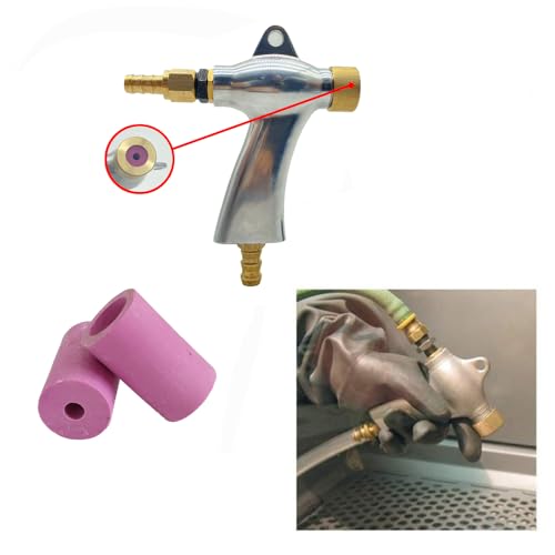 HOLDWIN Ceramic Sandblaster Nozzles 10pcs for Sand, Paint, Beads Blasting - Pink Industries Sandblaster Gun Tip (10mm)