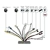 plplaaoo Kit de Conversion pour vélo électrique 36 V 48 V 1 000 W 30 A, Moteur sans balais, contrôleur M3, accélérateur au Pouce, pour vélos et Scooters électriques, Alliage d'aluminium et #3