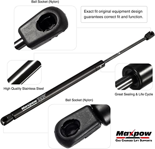 Maxpow Front Hood Struts Shocks Lift Support Replacement For Dodge Ram 1500 2500 3500 4500 5500 2002-2010 Hood Gas Spring, 4364 Sg314036 #TOP4