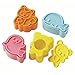 Torune Mama's Assist Animal Friends Bento Lunch Sandwich Bread Cutters and Stamps Set of 4 Animals (Bear Squall Whale Seal) Japan Import by TORUNE