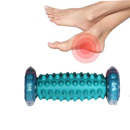 WFWT Foot Massage Roller, Heel & Foot Arch Pain Massager Relief. Stress and Relaxation, Through Trigger Point Therapy for Plantar Fasciitis,Blue