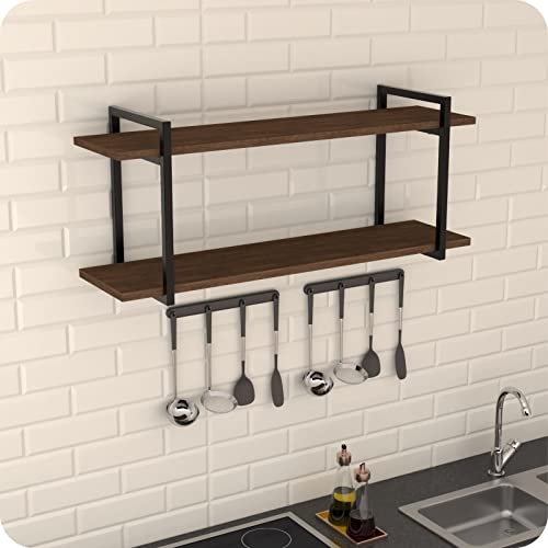 Prateleira Estilo Industrial Cozinha de Parede GND PM 60cm