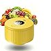 Lemon Yellow 3 in 1 Jar Vacuum Sealer – One Touch Auto Stop for Wide & Regular Mouth Mason Jars