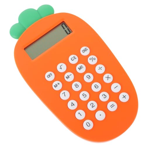 OSALADI Cartoon Decorative Solar Calculator Portable Office and School Use Easy to Carry for Students and Adults Lightweight LCD Display