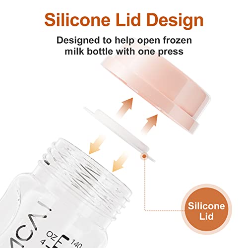 Ncvi Breast Milk Storage Bottles, Baby Bottles With Nipples And Travel Caps, Anti-Colic, Bpa Free, 4.7Oz/140Ml, 2 Count #TOP5