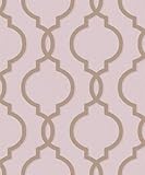 Laticia Geometric Trellis Wallpaper Pink and Rose Gold Holden Decor 65492
