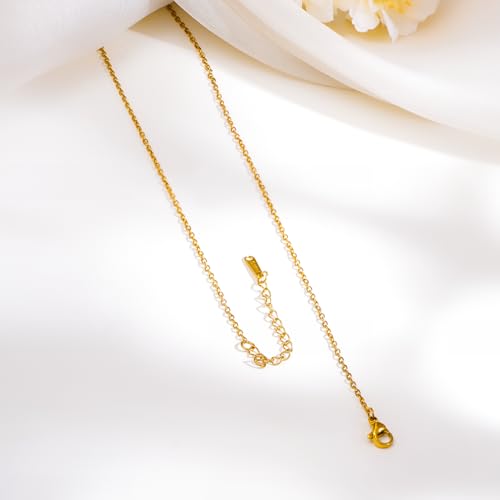 Image of Rubans Demi Fine Stainless Steel Pendant Chain Daily Gift for Women & Girls
