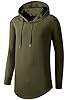 AIYINO Men's S-3XL Fashion Athletic Hoodies Workout Sweatshirt Hip Hop Pullover Hooded XX-Large Army Green #1