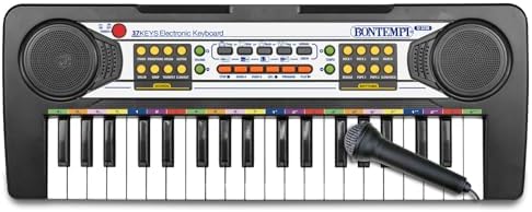Bontempi 12 3730 Keyboard, czarny, 42,5 x 16 x 60 cm