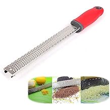 LoBakeLoBake 3 Designs Toothed Striped Multifunctional Stainless Steel Lemon Zester Cheese Chocolate Ginger Grinder Fruit Grater Kitchen Tool Small Toothed