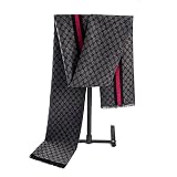 Schal Schals Luxus Klassische Casual Business Herren Schal Schals Männlich Warm Brief Baumwolle Schal Wraps Foulard Grau