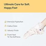 Epielle Hydrating Foot Masks, 6 Pairs of Moisturizing Socks for Cracked Feet, Dry Heels, Toes & Calluses, Shea Butter, Jojoba Oil, Vitamin E, Korean Skincare, Easter Gifts, Mother's Day Gifts - Image 3